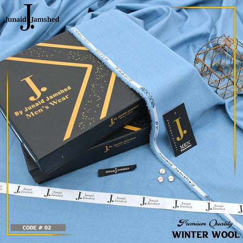 J. Junaid Jamshed Winter Wool Unstitched Suit โ 4 Meter Premium Fabric
