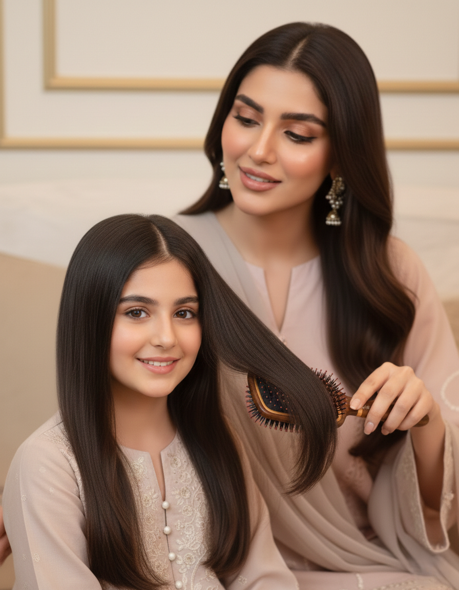 Wonder Mart Signature Wooden Paddle Brush – The Ultimate Detangling & Scalp Comfort Experience