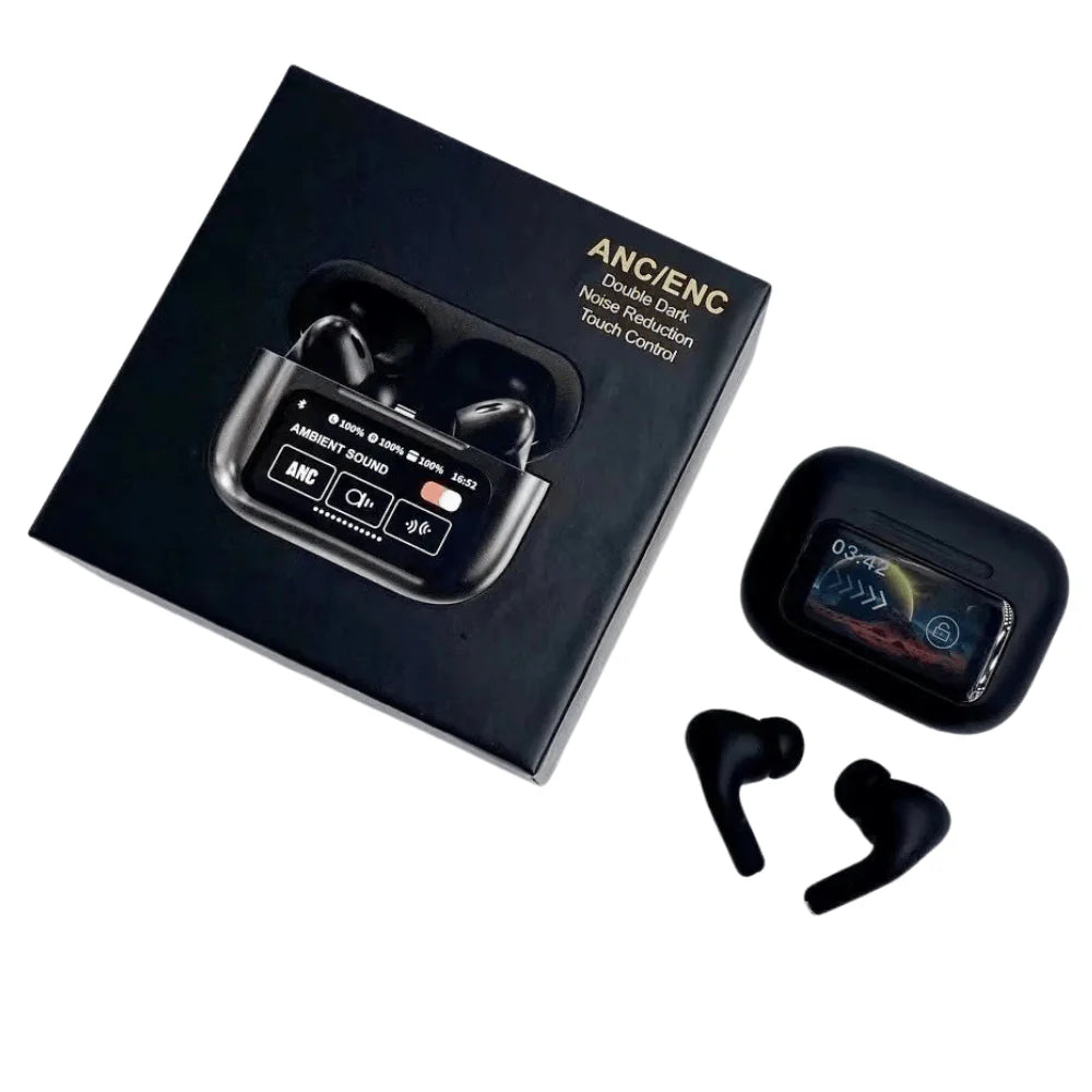 Wireless ANC/ENC Headphones with LED Touch Control | P9 Pro 2026 Edition | Wonder Mart