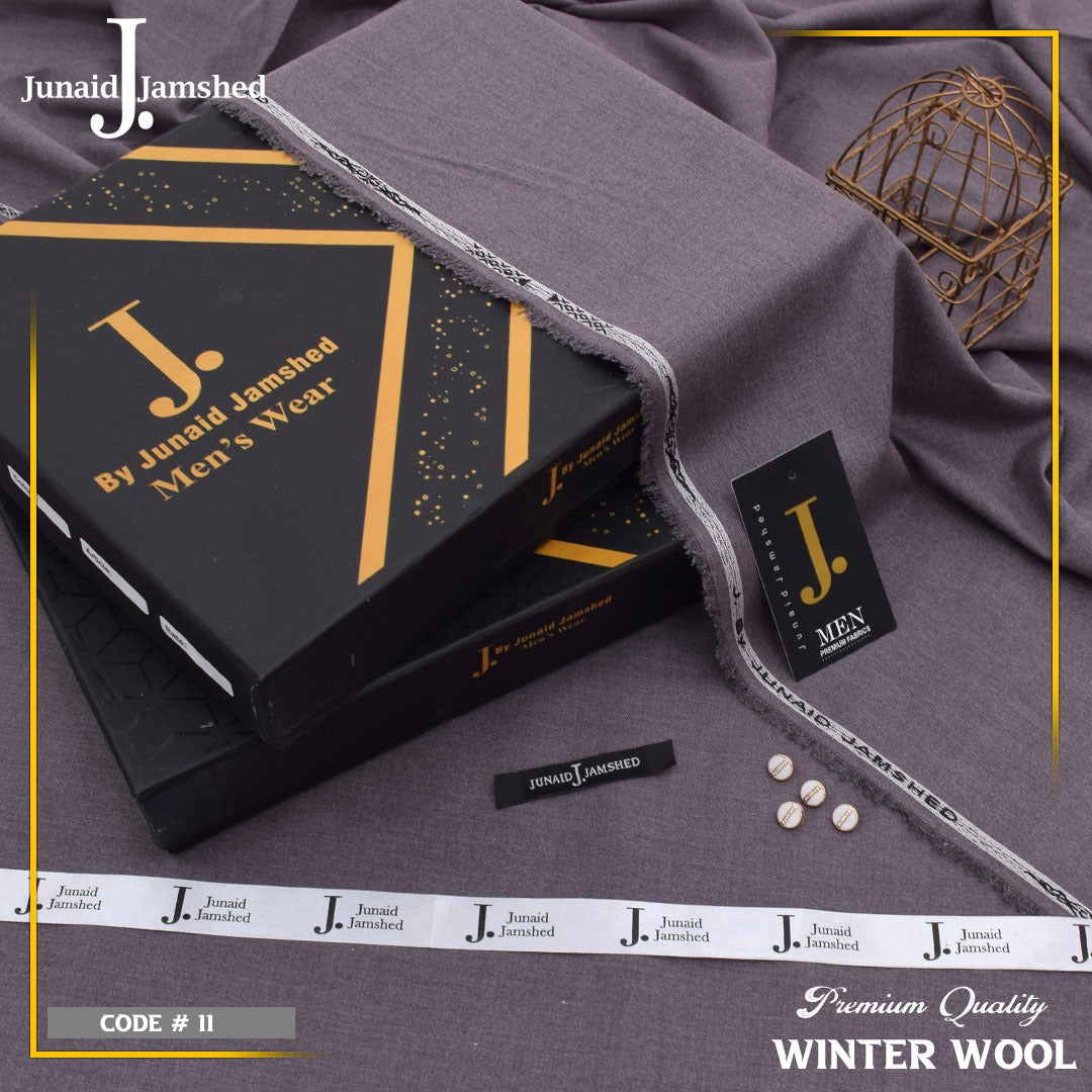 J. Junaid Jamshed Winter Wool Unstitched Suit – 4 Meter Premium Fabric
