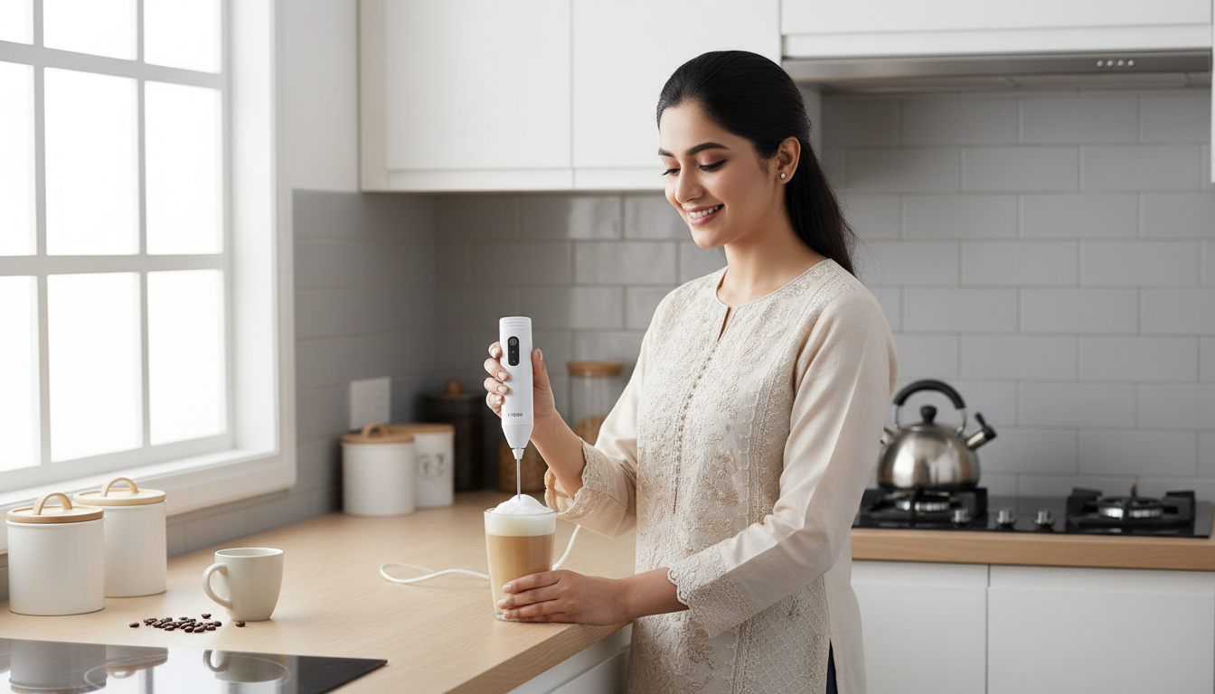 Multifunctional Electric Coffee & Egg Beater | Milk Frother Handheld Whisk – Model F-6605