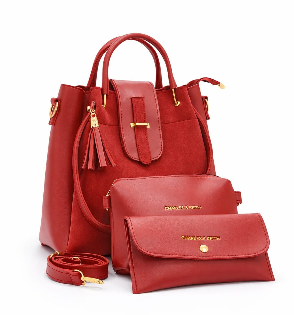Ladies Handbag Online Pakistan - Zoya Royale 3-Piece Luxury Handbag Set
