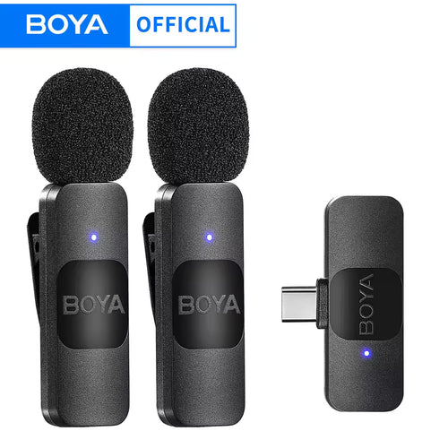 Wonder Mart | Boya BY-MW3 Professional Wireless Microphone System – Crystal Clear Audio for Content Creators & Vlogging
