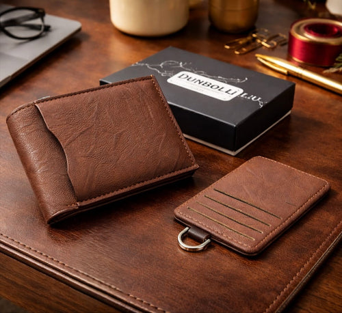 Premium Imported Gents Wallet – Elegant Slim Design | 3 Colors | With Gift Box