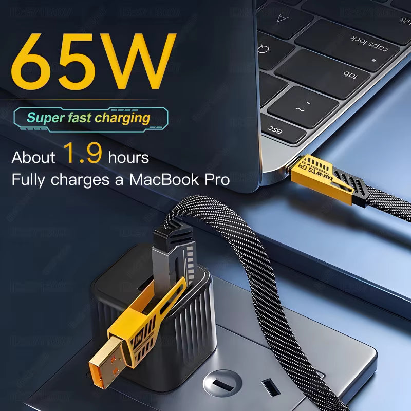Best 4-in-1 Charging Cable 2026: 65W PD Fast Charge for iPhone, MacBook & Android
