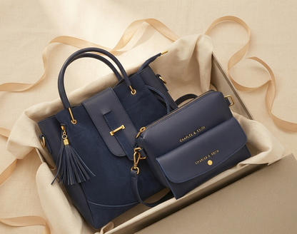 Ladies Handbag Online Pakistan - Zoya Royale 3-Piece Luxury Handbag Set