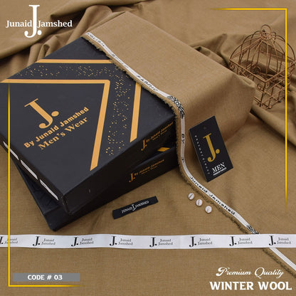 J. Junaid Jamshed Winter Wool Unstitched Suit – 4 Meter Premium Fabric