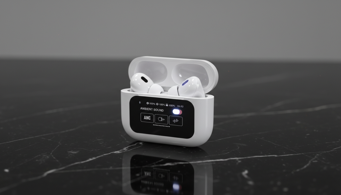 Wireless ANC/ENC Headphones with LED Touch Control | P9 Pro 2026 Edition | Wonder Mart