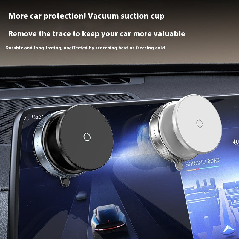 Wonder Mart K009 Magnetic Car Phone Holder – Strong Suction Cup Dashboard Mount | Adjustable Height | Universal Mobile Stand