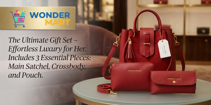 Ladies Handbag Online Pakistan - Zoya Royale 3-Piece Luxury Handbag Set