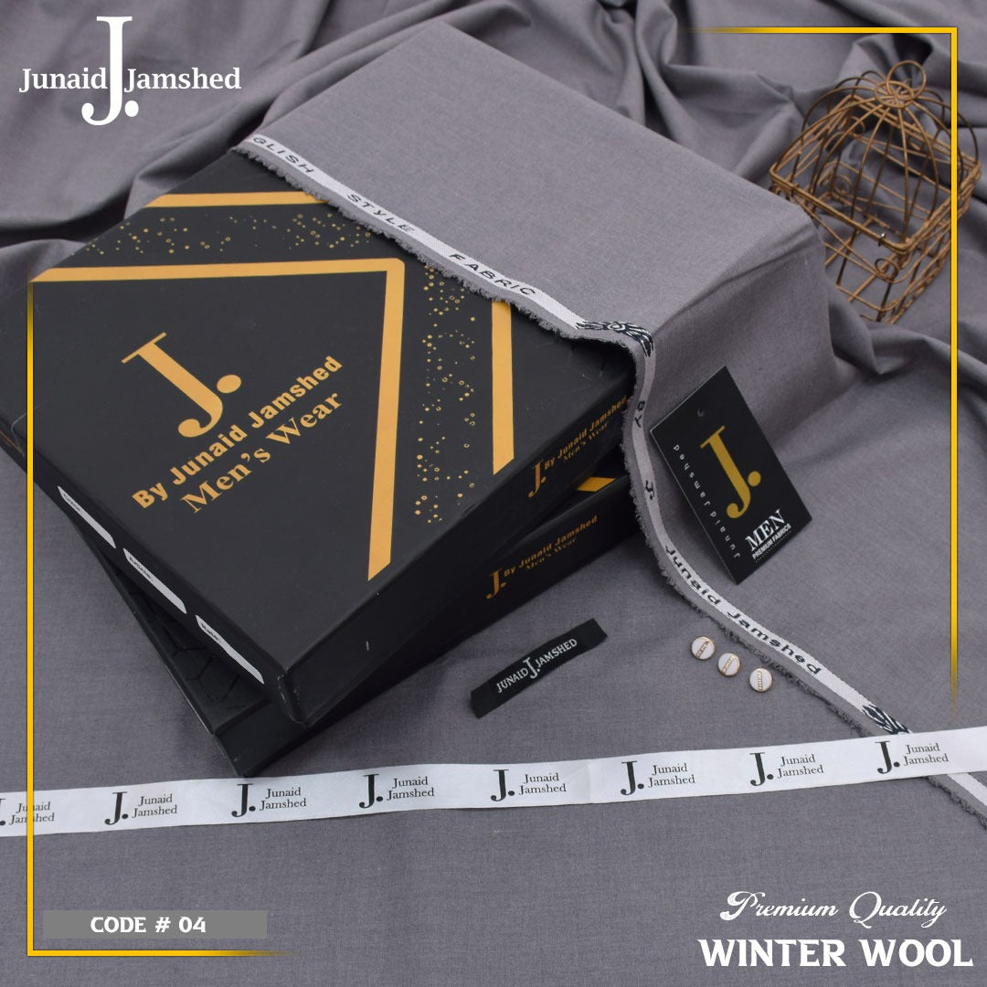 J. Junaid Jamshed Winter Wool Unstitched Suit – 4 Meter Premium Fabric