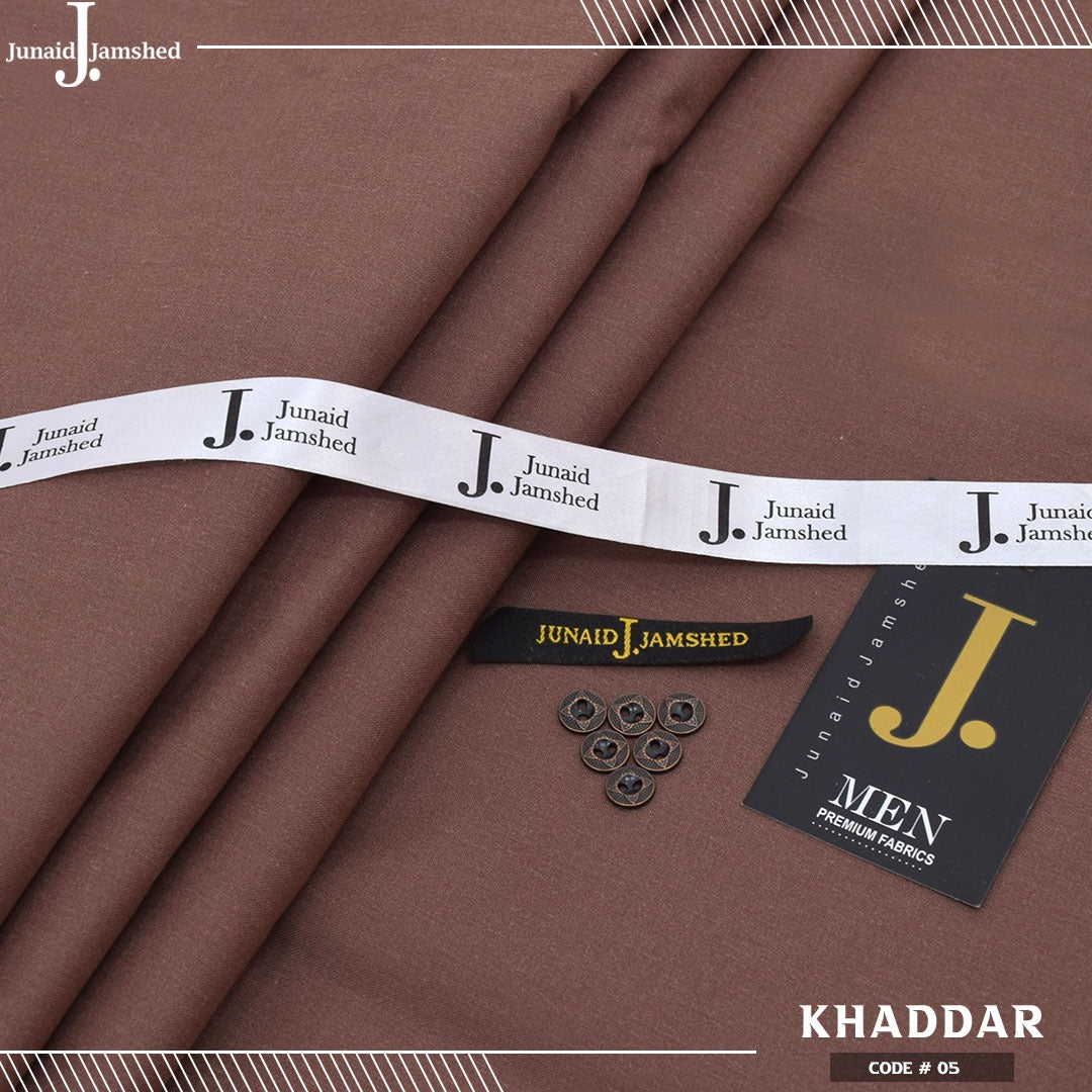 J. Junaid Jamshed Winter Khaddar Unstitched Suit – 4.5 Meter | Original Fabric