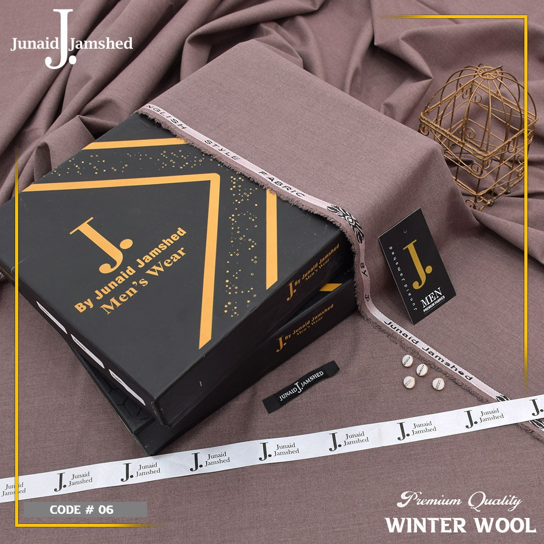 J. Junaid Jamshed Winter Wool Unstitched Suit – 4 Meter Premium Fabric