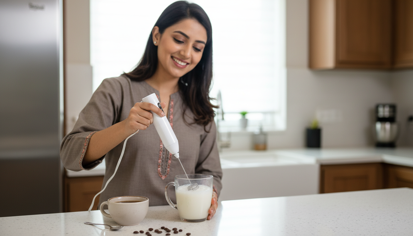 Multifunctional Electric Coffee & Egg Beater | Milk Frother Handheld Whisk – Model F-6605