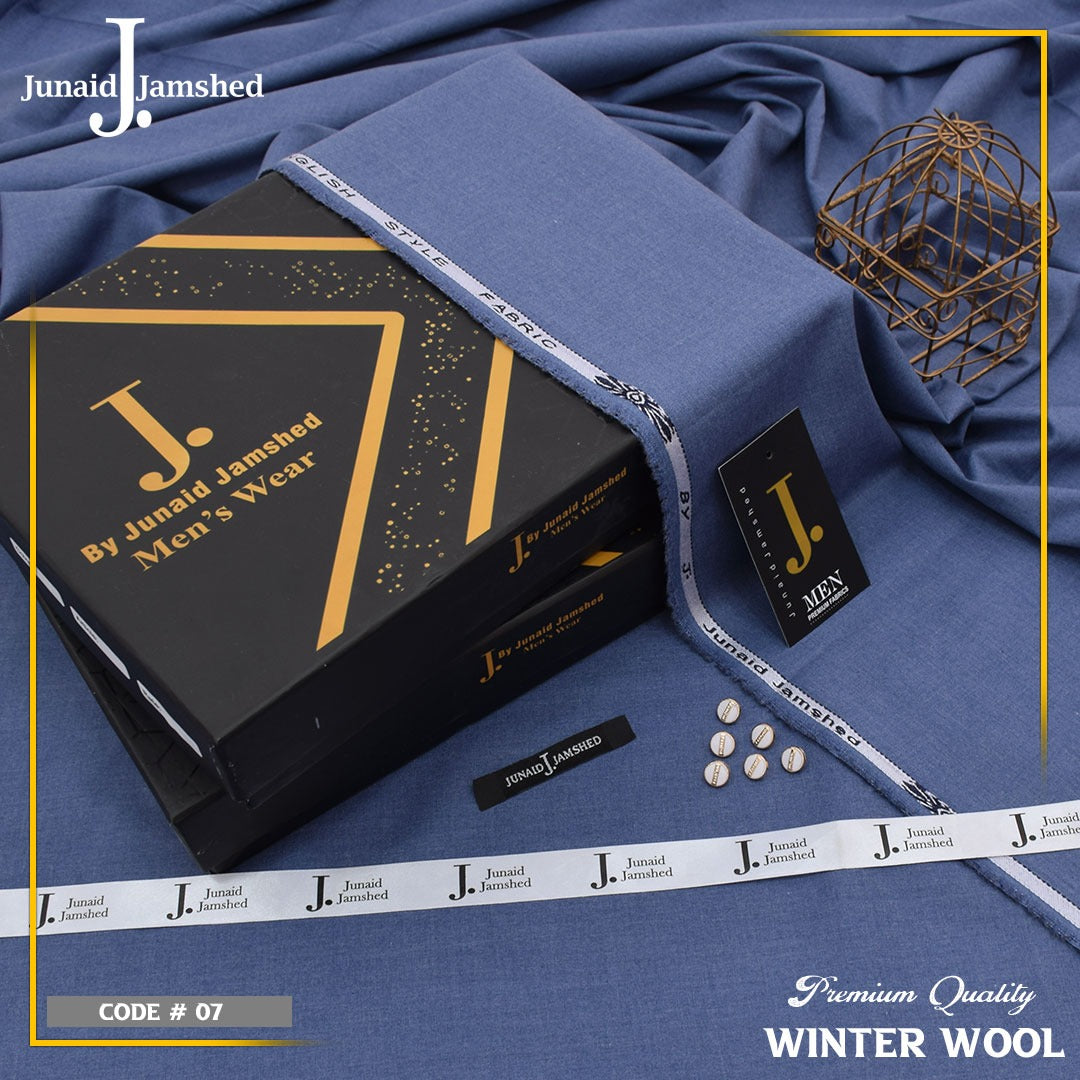 J. Junaid Jamshed Winter Wool Unstitched Suit – 4 Meter Premium Fabric