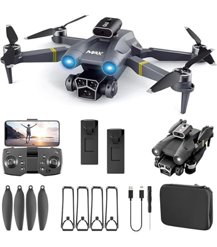 J6 Pro 8K Foldable Drone with Triple Camera & Obstacle Avoidance