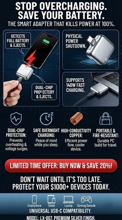Smart 140W Auto-Disconnect Battery Health Protector