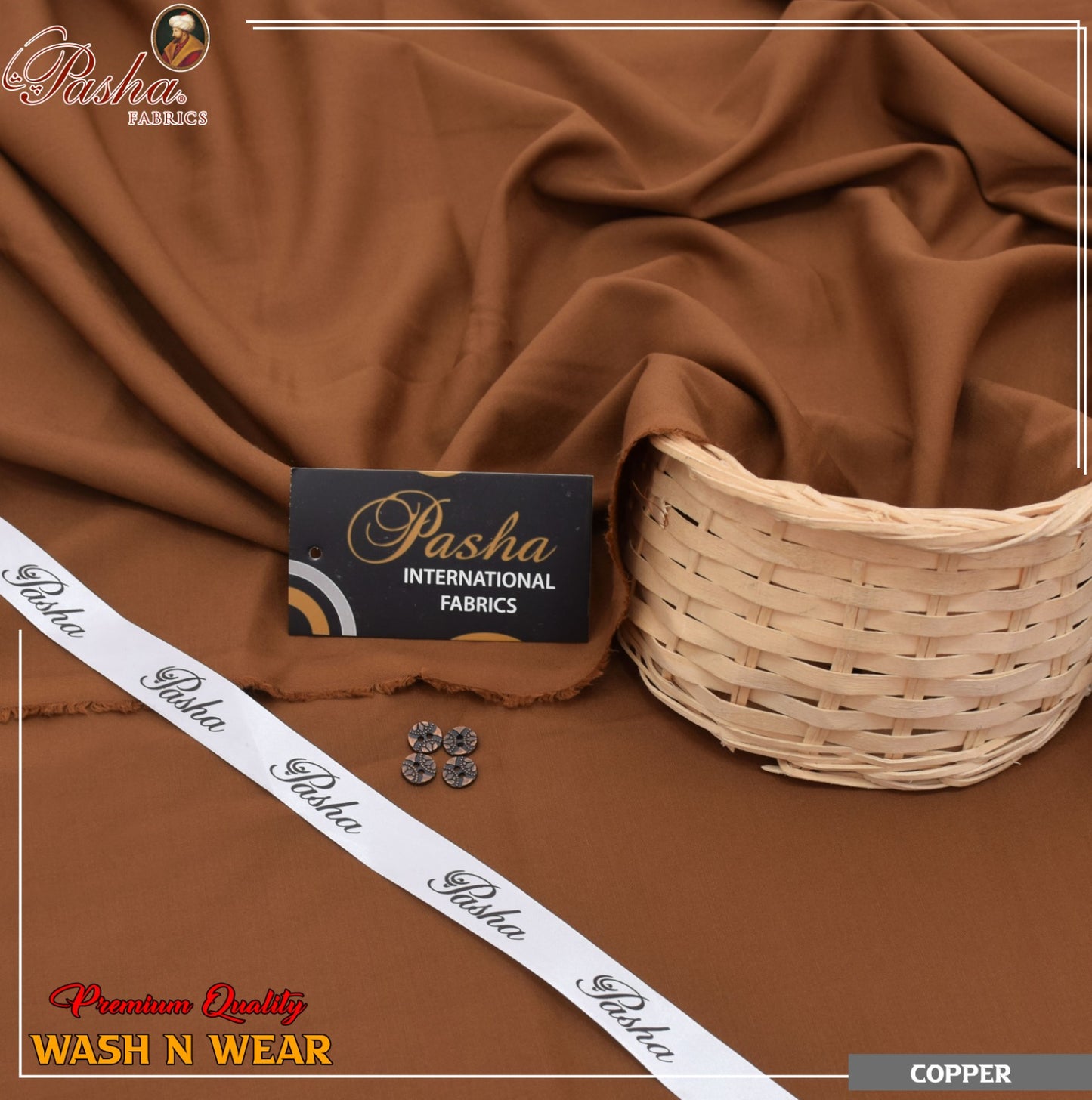PASHA Wash & Wear Summer Collection 2026 – Premium Fabric Men Unstitched Suit