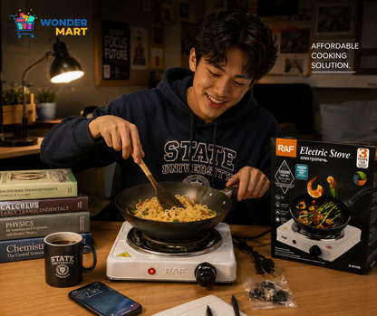 RAF 1000W Portable Electric Stove Single Burner Hot Plate with Temperature Control | Electric Cooking Stove for Home, Hostel & Office