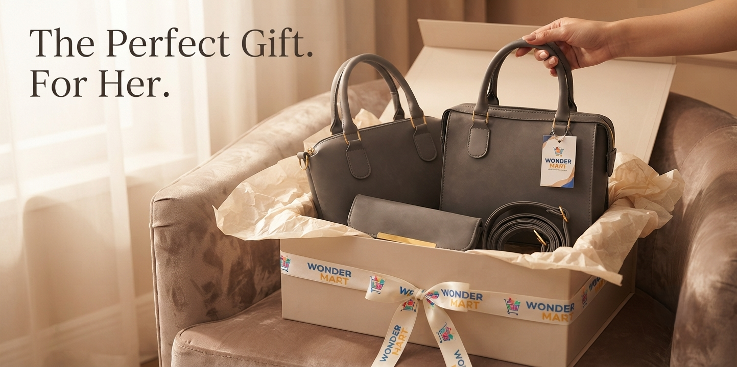 Dark grey Zipzap Royale luxury 3-piece handbag collection for women.
