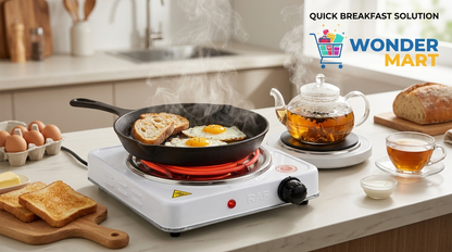 RAF 1000W Portable Electric Stove Single Burner Hot Plate with Temperature Control | Electric Cooking Stove for Home, Hostel & Office