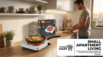 RAF 1000W Portable Electric Stove Single Burner Hot Plate with Temperature Control | Electric Cooking Stove for Home, Hostel & Office