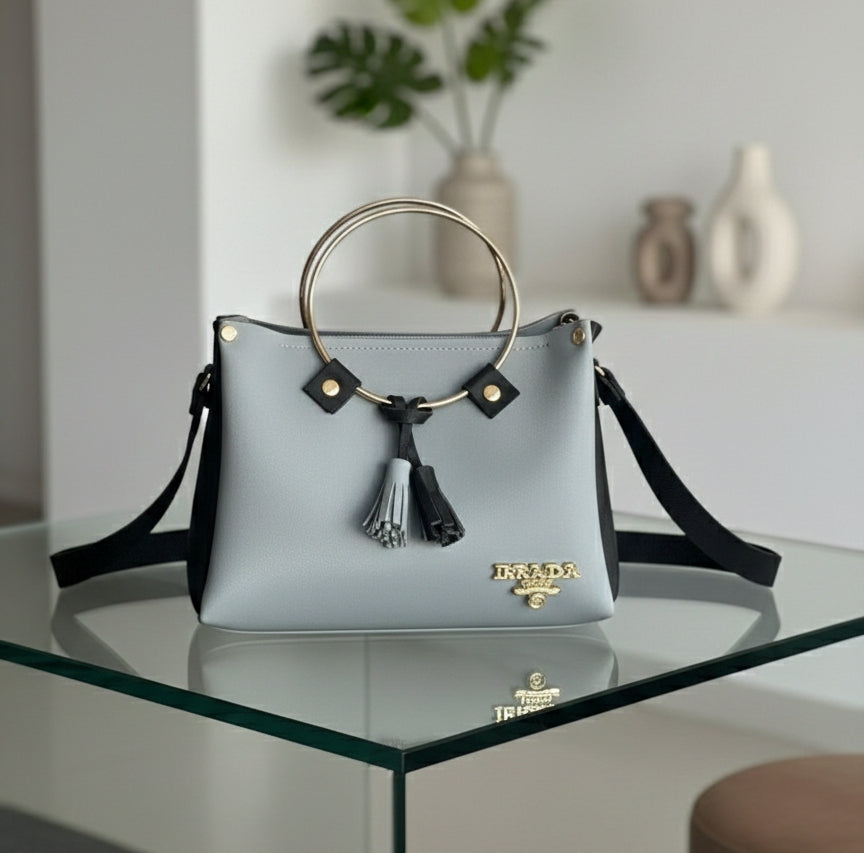 Women’s Vegan Leather Handbag with Shoulder Strap – Spacious Work to Evening Bag