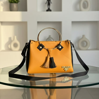Women’s Vegan Leather Handbag with Shoulder Strap – Spacious Work to Evening Bag