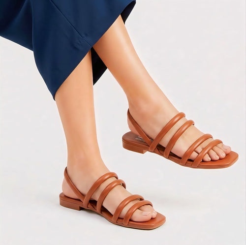 Ladies Stylish Flat Sandals – Premium Comfortable Eid Collection Footwear for Women