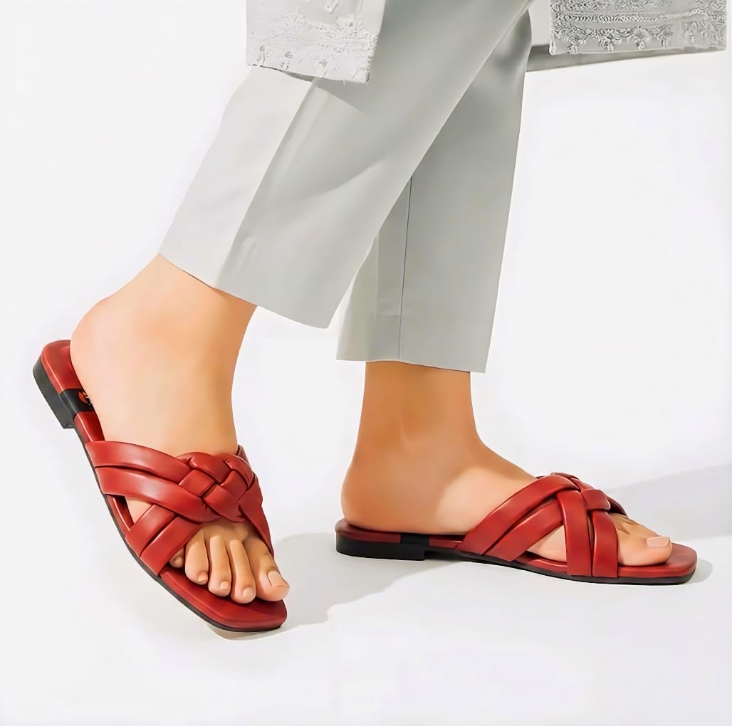 Ladies Stylish Low Heel Footwear Elegant Eid Collection Shoes for Women Pakistan