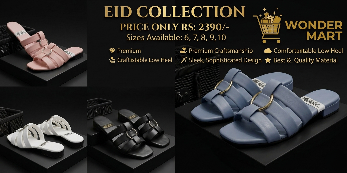 Ladies stylish low heel footwear for women