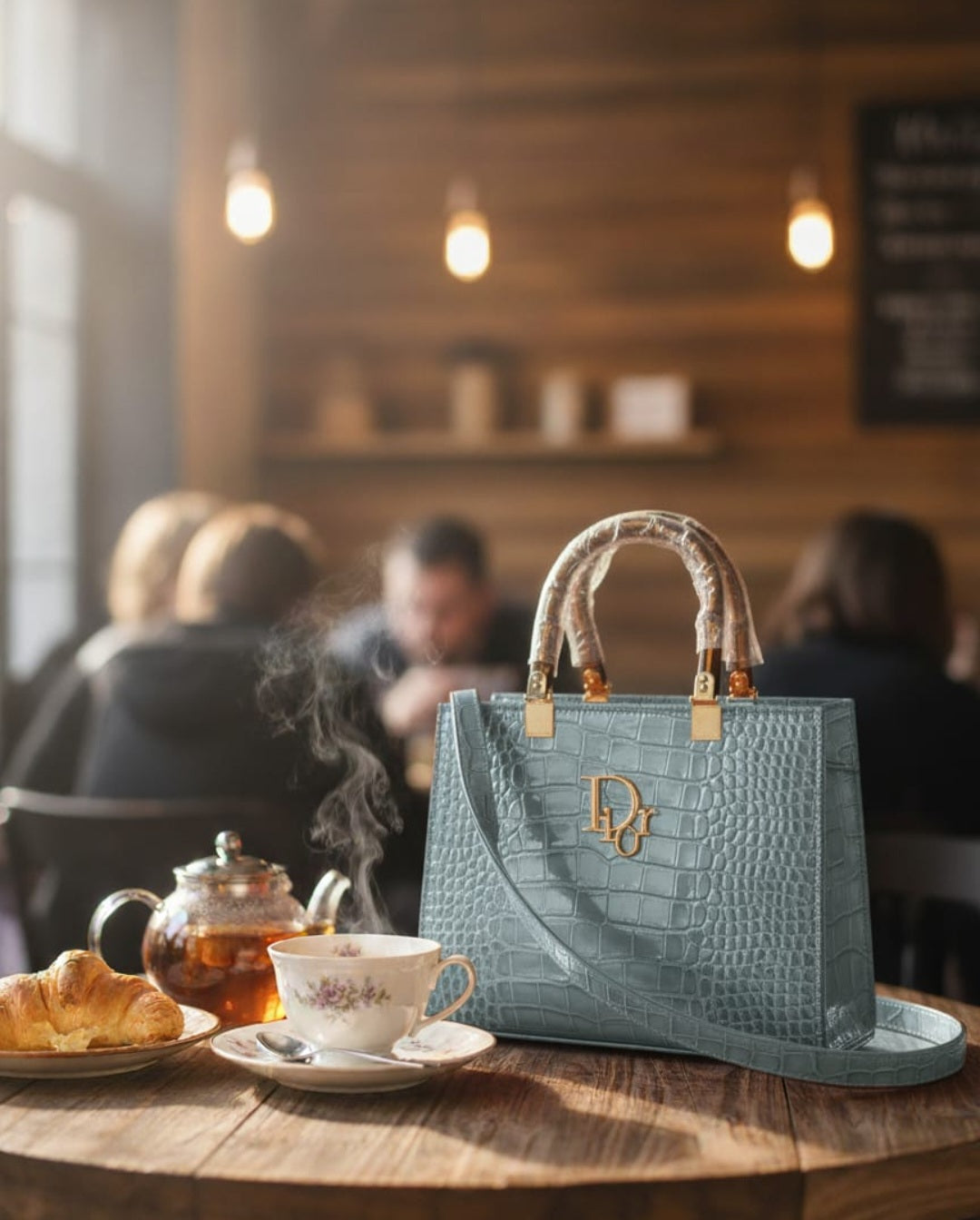 Women’s Vegan Leather Handbag with Shoulder Strap – Spacious Work to Evening Bag