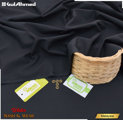 Gull Ahmed Premium Winter Wash ‘n’ Wear Unstitched Fabric for Men – 4 Meter Suit | Luxury Men’s Winter Collection (7 Dark Colors, Soft Finish)
