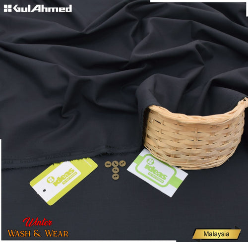 Gull Ahmed Premium Winter Wash ‘n’ Wear Unstitched Fabric for Men – 4 Meter Suit | Luxury Men’s Winter Collection (7 Dark Colors, Soft Finish)