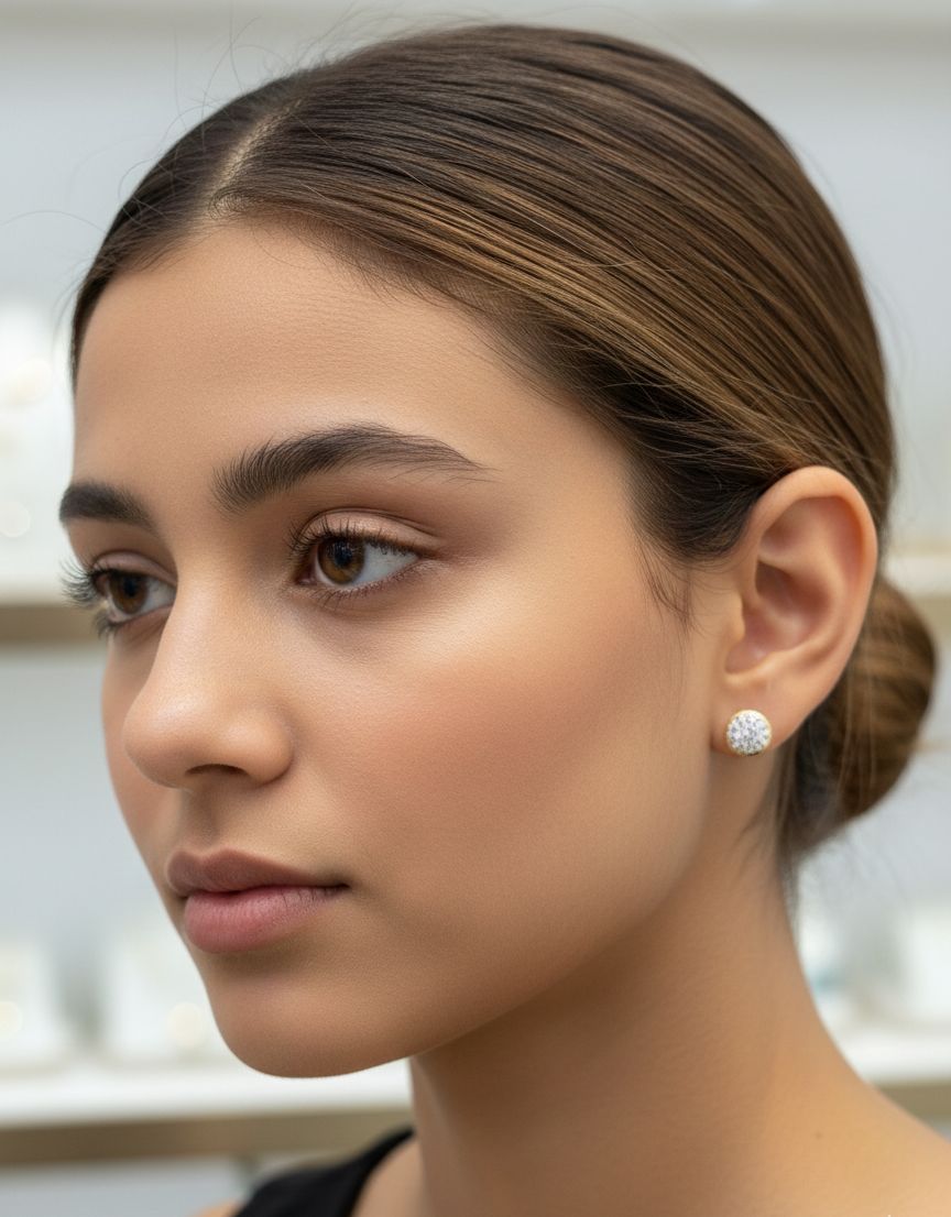 316L Stainless Steel Waterproof Stylish Stud Earrings – Premium Quality No Fake No Rust