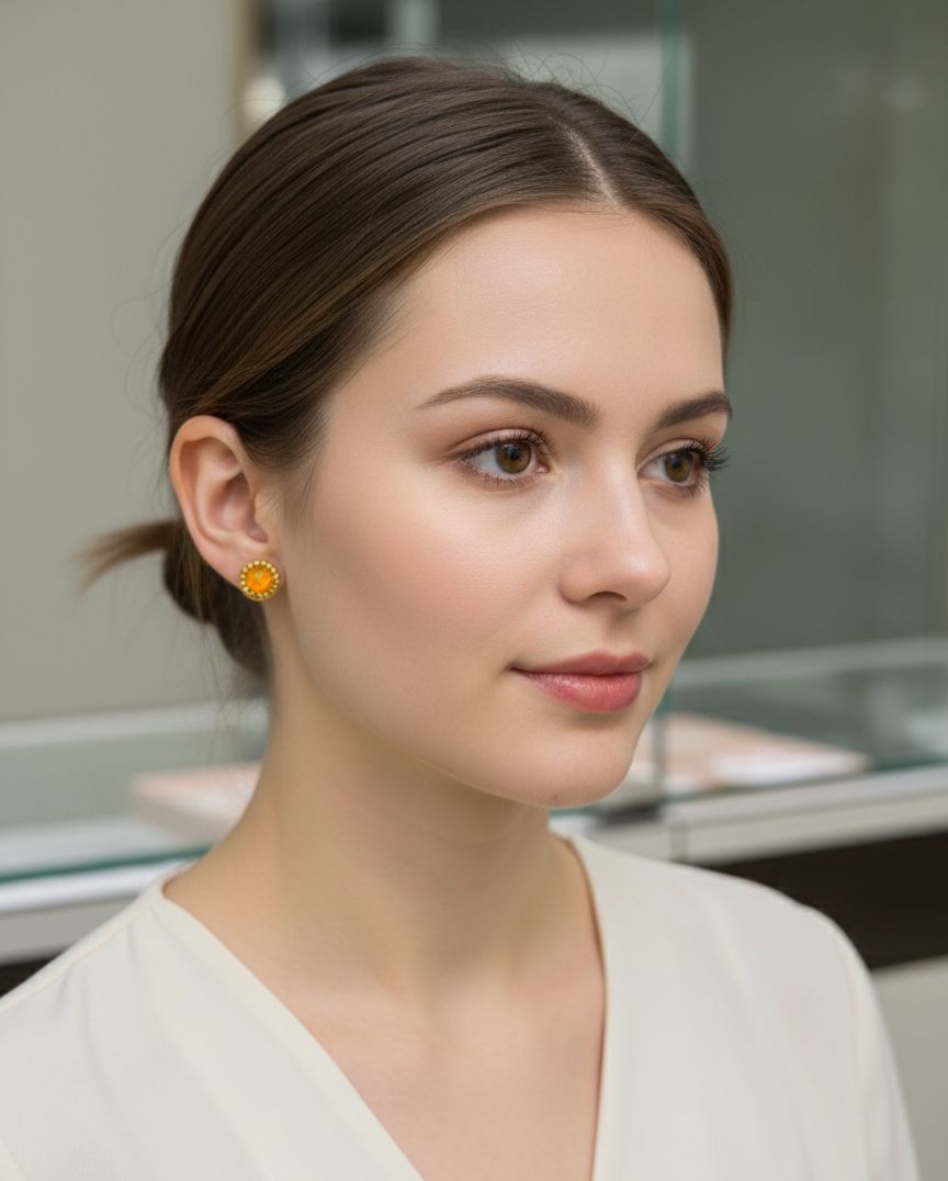 316L Stainless Steel Waterproof Stylish Stud Earrings – Premium Quality No Fake No Rust