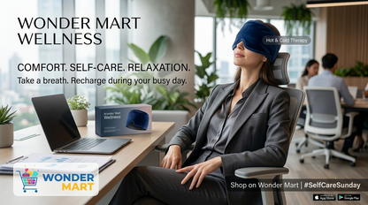 Wonder Mart Hot and Cold Therapy Gel Hat reusable cooling and warming comfort cap 