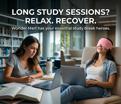 Wonder Mart Hot and Cold Therapy Gel Hat reusable cooling and warming comfort cap for home office study 