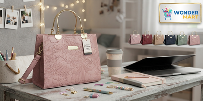 Wonder Mart Luxury Flower Ladies Handbag in second color option