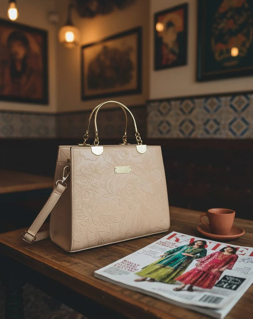 Wonder Mart luxury flower ladies handbag collection showcasing multiple color option