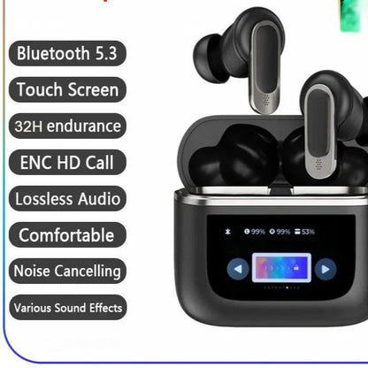 Wireless ANC/ENC Headphones with LED Touch Control | P9 Pro 2026 Edition | Wonder Mart