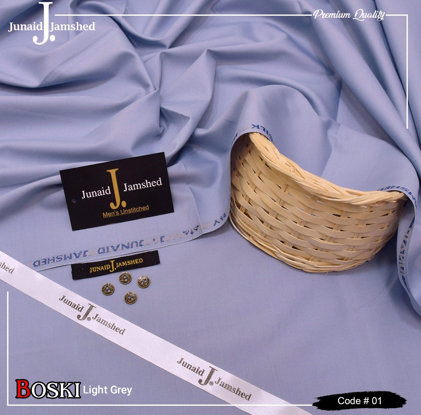 Four Seasons 2026 Gents Wash & Wear Boski – Premium Quality 4M Fabric | JJ Collection | 22 Colors