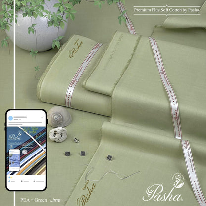 PASHA Premium Plus Soft Cotton Fabric – 100% Cotton Yarn | Summer Comfort 4.5 Meters