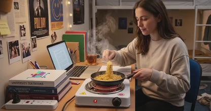 RAF 1000W Portable Electric Stove Single Burner Hot Plate with Temperature Control | Electric Cooking Stove for Home, Hostel & Office