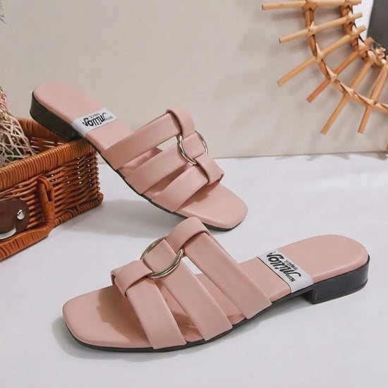 Trendy casual low heels for girls