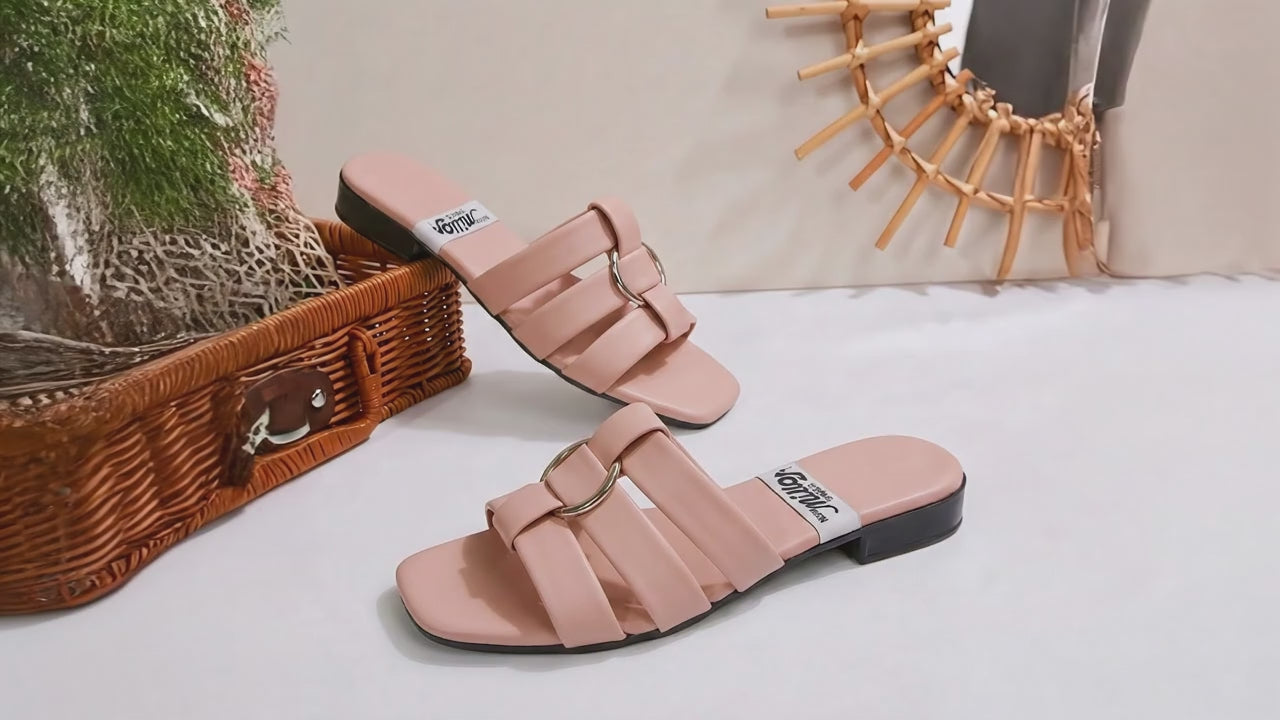 Trendy casual low heels for girls
