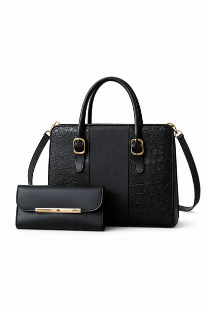 wonder-mart-verona-croc-luxe-2-piece-handbag-set-black