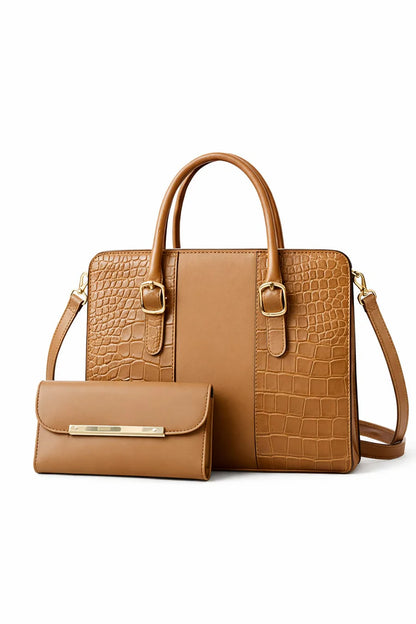 wonder-mart-verona-croc-luxe-2-piece-handbag-set-light brown